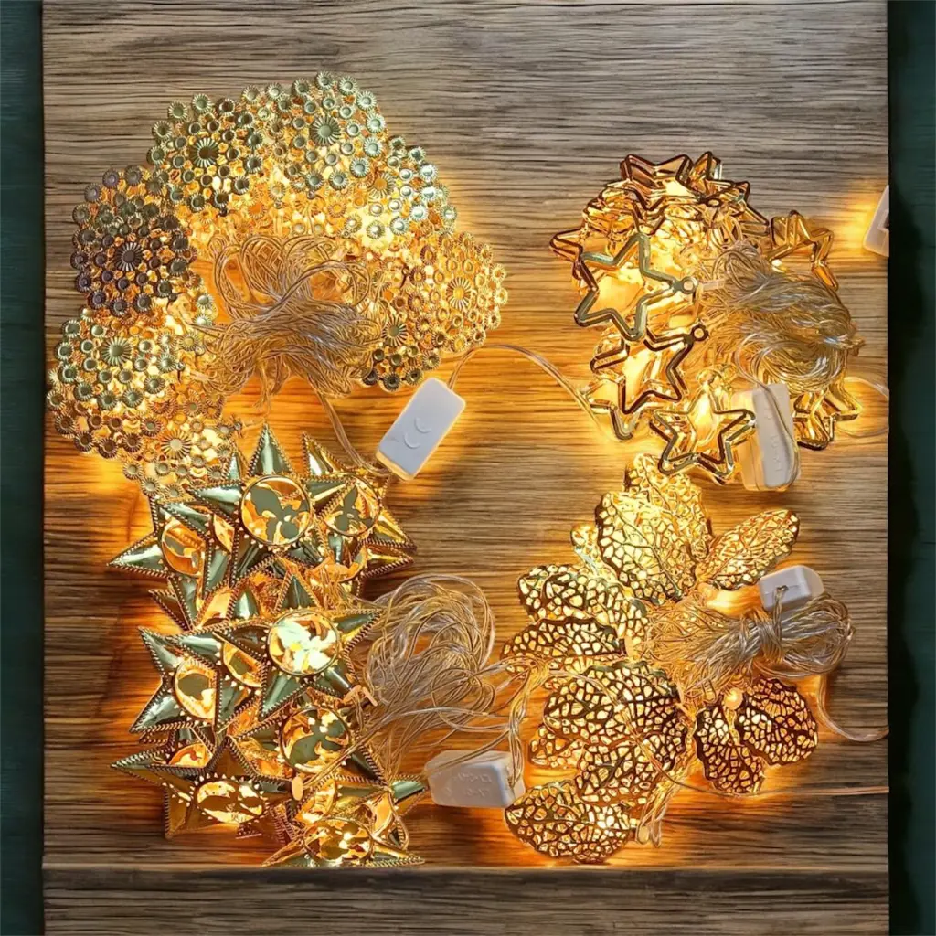 Golden LED String Light (3 Meter) 2.webp