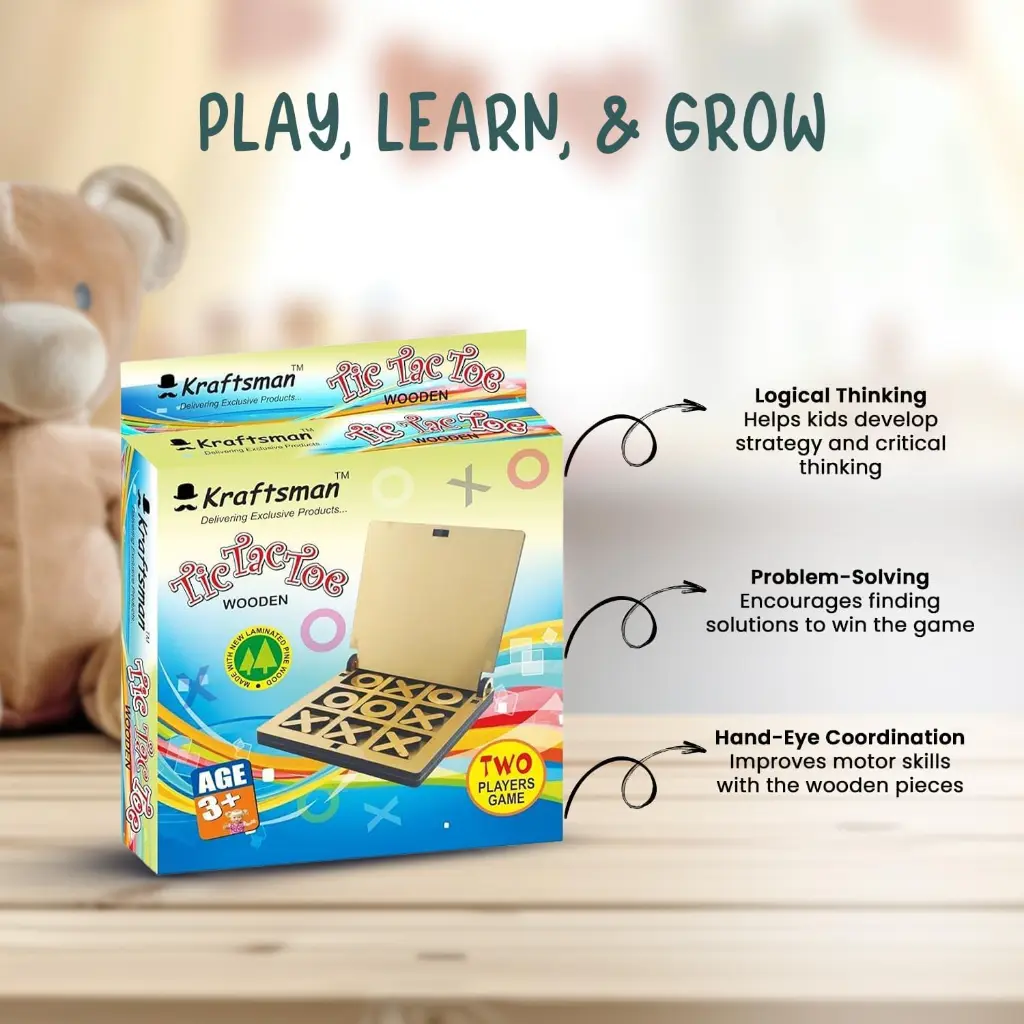 Wooden Tic Tac Toe Puzzle 3.webp