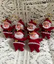 Christmas Tree Decoration (6 Pcs Hanging Santa)  1.webp