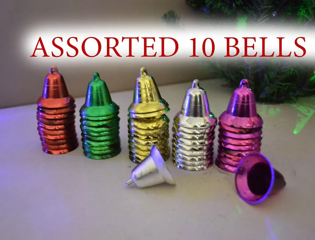 Christmas Tree Decoration (10 Pcs Jingle Bells)  2.webp