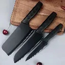 3 Pieces Kitchen Knife (Black) 23.webp