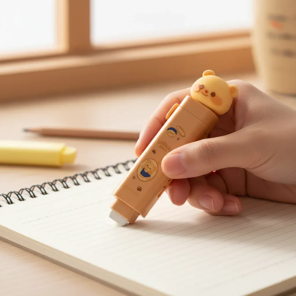 Cartoon Push Pull Sliding Retractable Eraser  2.webp