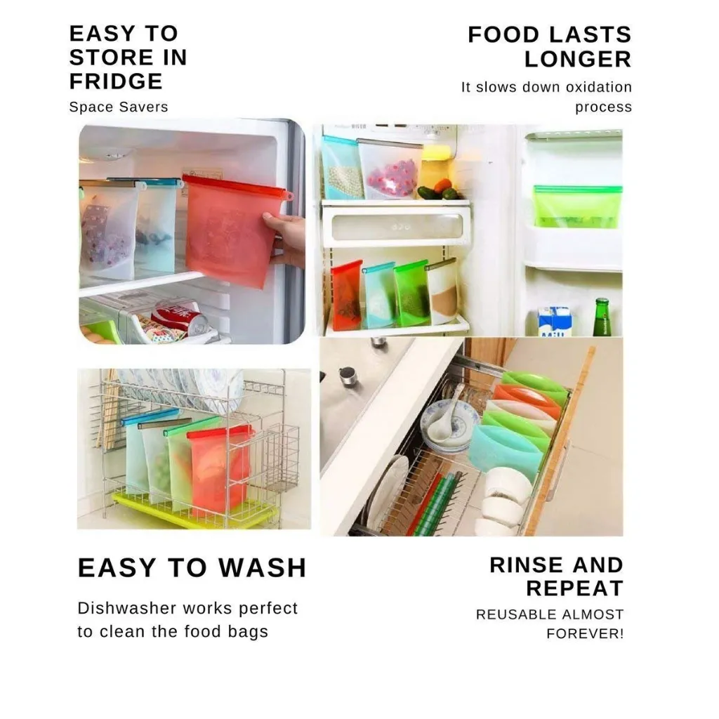 Silicone Food Storage Bag 1000ml (1 Piece) 5.webp