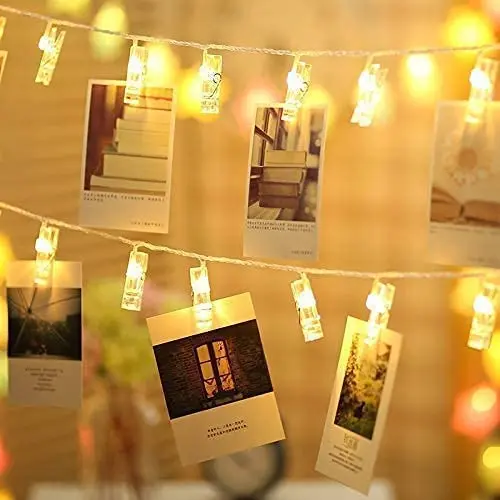 Photo Clip LED String Lights for Photo Hanging 3.webp