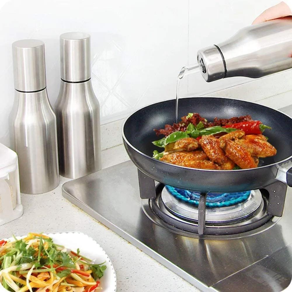 Oil Dispenser  Stainless Steel Leak-Proof Bottle for Kitchen Use  Easy Pour Cooking Container (1000 ML) 2.webp