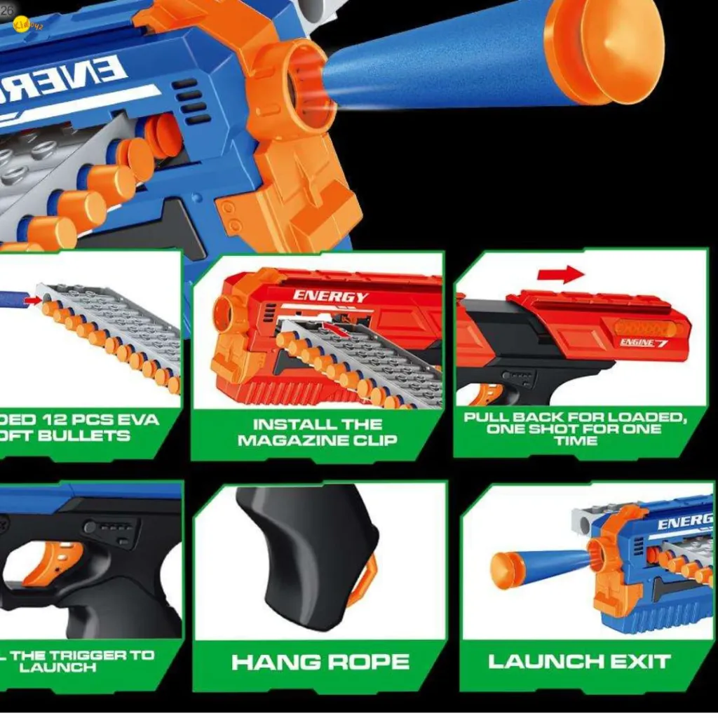 Mega Shooter Foam Dart Gun Toy for Kids 3.webp