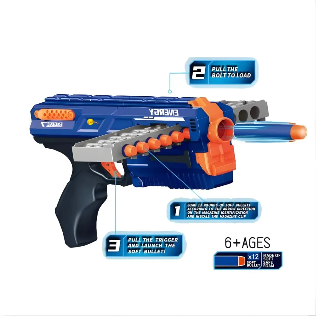 Mega Shooter Foam Dart Gun Toy for Kids 4.webp