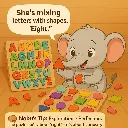 Wooden ABCD or 1234 Learning Board for Kids  2.webp