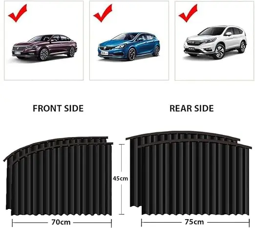 Magnetic Car Window Curtain (4 pcs ) 3.webp
