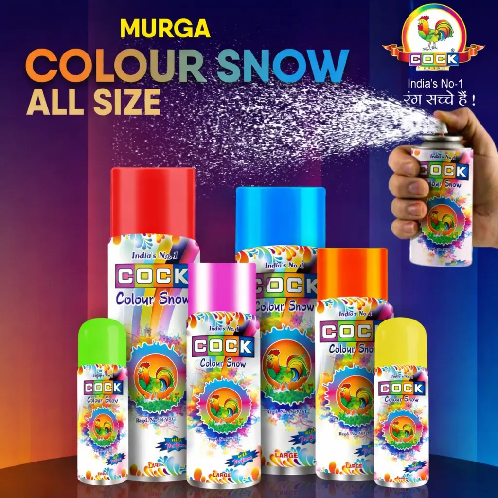 Cock Colour Snow Spray with Perfume.webp