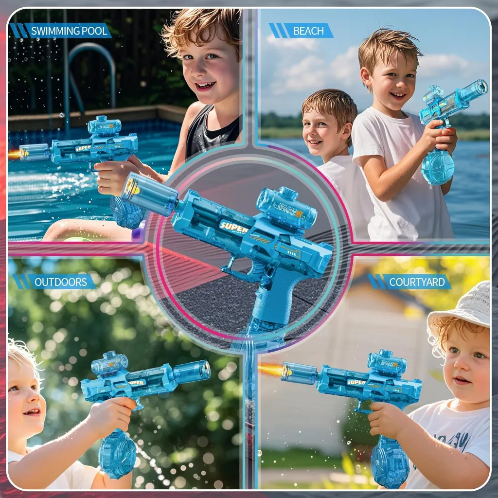 Electric Water Gun Pichkari (VG-144) 4.webp