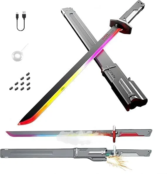 LED Toy Sword with Smoke & Spark Effects 1.webp