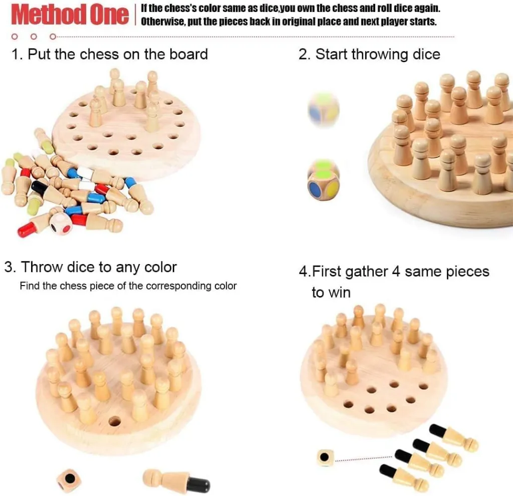 Wooden Memory Chess Game 4.webp