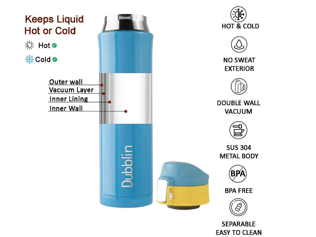 Dubblin Stainless Steel Vacuum Bottle (SHADE 500, 500ml) 8.webp