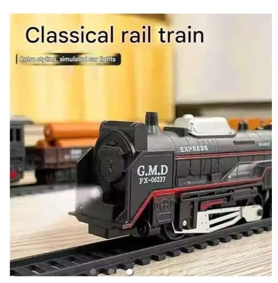 Rail King 21 Piece Electric Train Set for Kids  3.webp