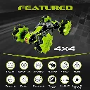 Twist Car 360° Flip RC Stunt Car with Gesture Sensor Watch Control, Lights & Music, 2.4GHz Deformation Drift Vehicle for Kids 2.webp