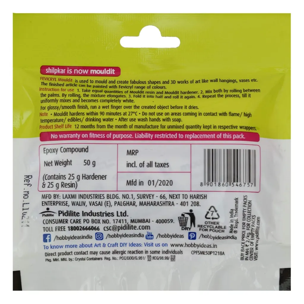 Fevicryl Mould It Clay (50g) 2.webp