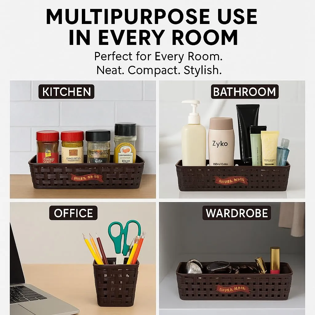 Plastic Drawer Organizer Tray – Multipurpose Storage Bin for Kitchen, Office & Makeup (25×10×5 cm) 5.webp