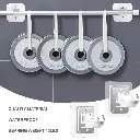 Curtain Rod Brackets (Pack of 2)  Self Adhesive Adjustable Curtain Rod Holder Hooks  Nail-Free Wall Mount Curtain Hangers 2.webp