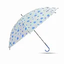 Polka Dot Umbrella - Folding Clear Dotted Umbrella for Kids & Adults - Lightweight Rain Umbrella for School, College & Office (Assorted Color) 2.webp