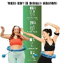 Hula Hoop Smart Weighted Fitness Hoop - Infinity Adjustable Waist Slimming Exercise Hoop for Adults & Women 4.webp