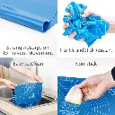 Silicone Baking Mat with Measurements - Non Stick Reusable Dough Rolling Sheet for Roti Chapati Pastry Fondant (50 x 40 cm)  4.webp