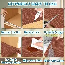 Waterproof Fridge & Drawer Mats (45x500 cm) - Brown 3.webp