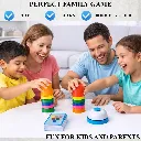 Cup Stacking Battle Game for Kids - Color Matching Puzzle with Bell - Fast Brain Game with Challenge Cards - Educational Montessori Toy 7.webp