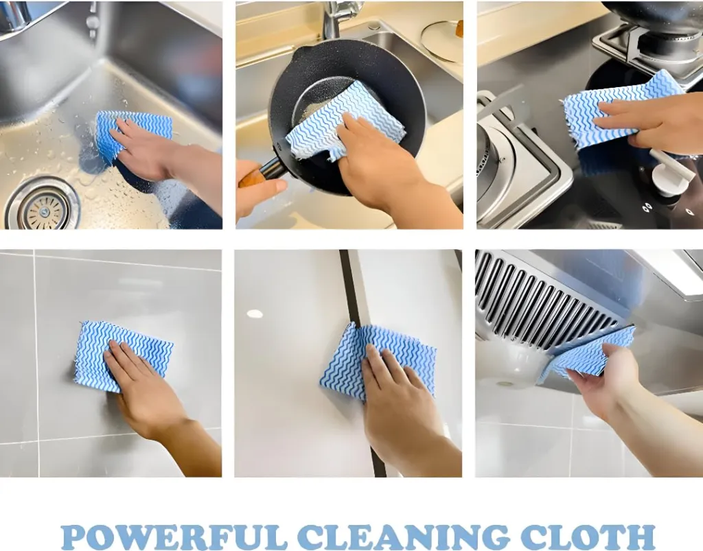 Kitchen Towel Roll Wipes – Super Absorbent & Reusable Cleaning Roll 5.webp
