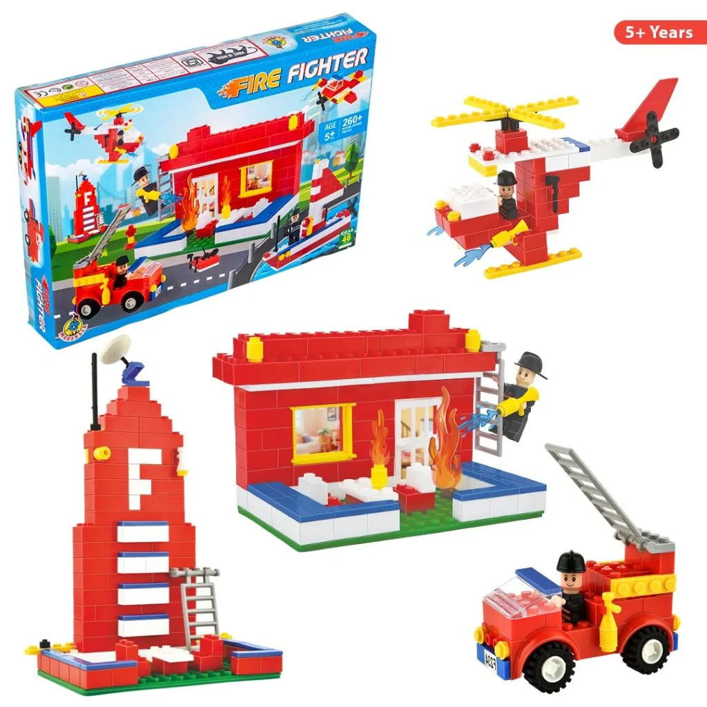 Fire Fighter Building Blocks (260+ Interlocking Blocks) 3.webp
