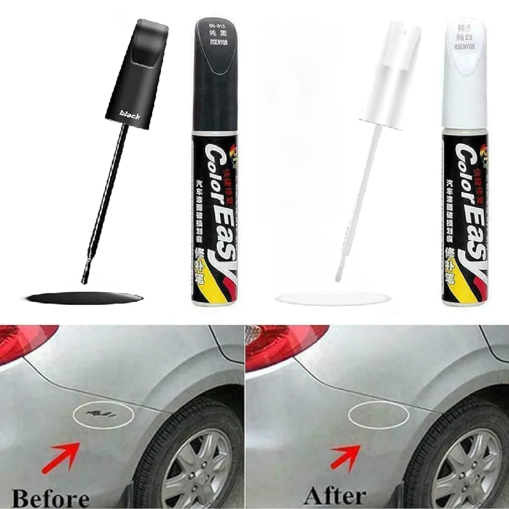 Car Scratch Remover Touch Up Paint Pen (White) 3.webp