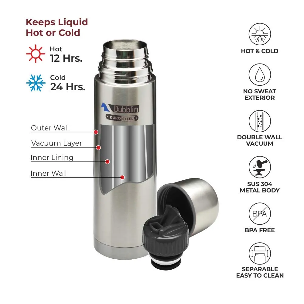 Dubblin Stainless Steel Vacuum Bottle (Stella 1000, 100ml) 3.webp