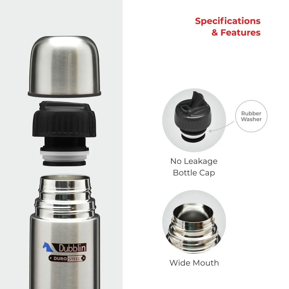 Dubblin Stainless Steel Vacuum Bottle (Stella 1000, 100ml)  4.webp