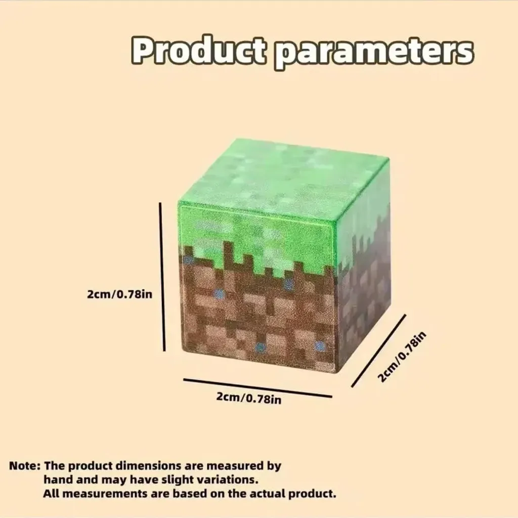Minecraft Magnetic Building Blocks Set (27 Pcs Magnetic Construction Cubes) 3.webp