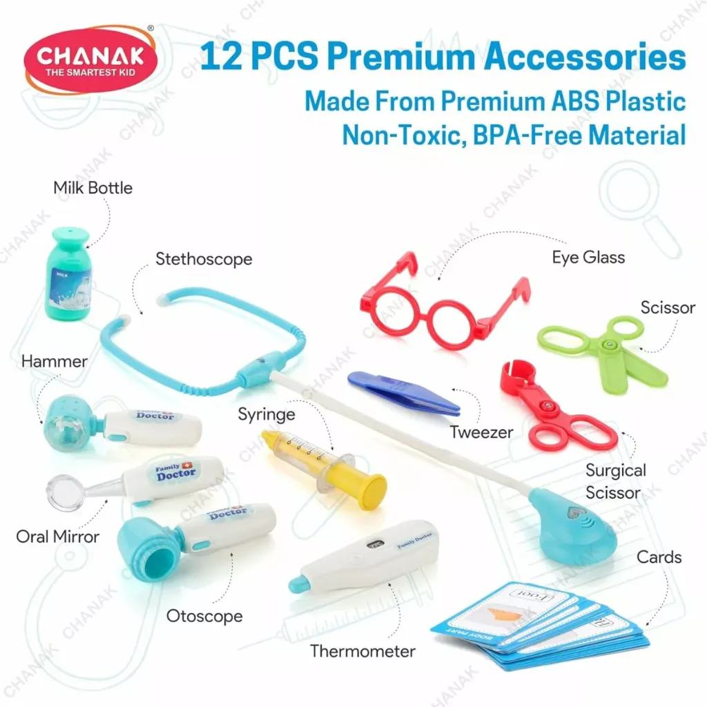Premium Doctor Set With Trolley for Kids 2.webp