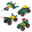 Zephyr Mechanix Battle Station Metal Construction Set for Kids (9 Models, 95 Pieces) - STEM Learning Educational Building Toy Kit - Age 7+ Years 3.webp
