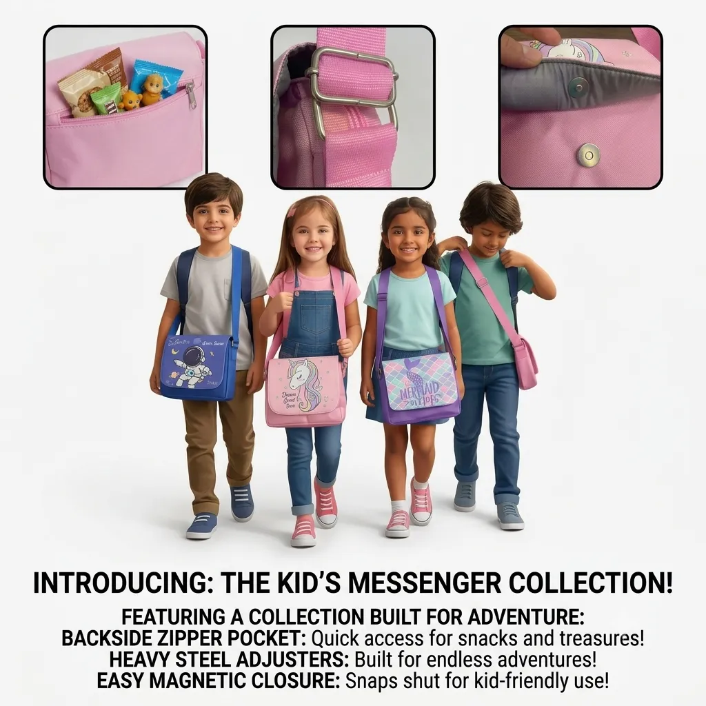 Messenger Sling Bag with adjustable strap  2.webp