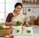 Reusable Cotton Vegetable Storage Bags for Fridge 5.webp