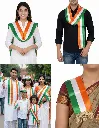 Tricolor Scarf - Tiranga Sash for Independence Day & Republic Day Celebration (Pack of 1) 2.webp