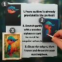 DIY Magical Scratch Art (Animals & Birds) 4.webp