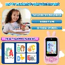 Kids Smart Phone Camera Toy - 1080P HD Video, Front & Rear Camera, Fun Learning & Games (Random Design) 9.webp