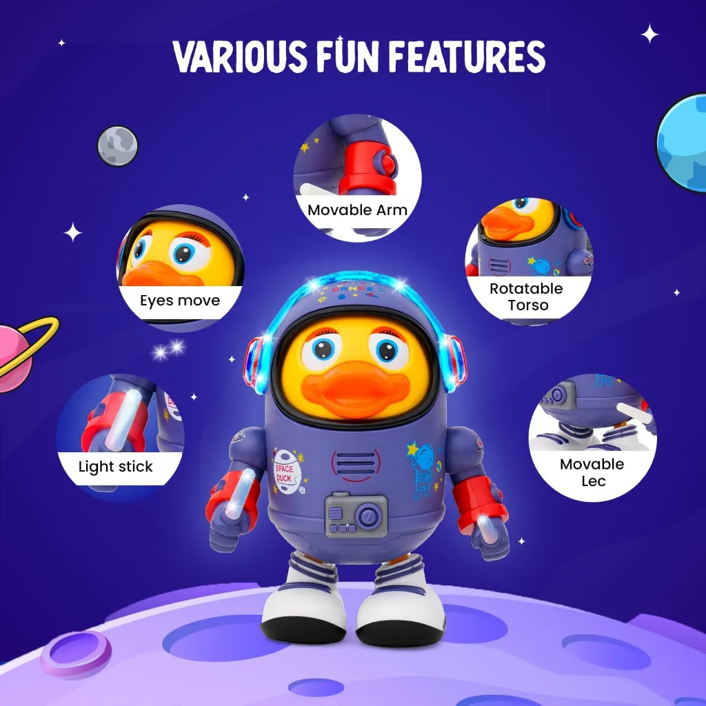 Dancing Space Duck Toy with Music & Lights-2465 3.webp