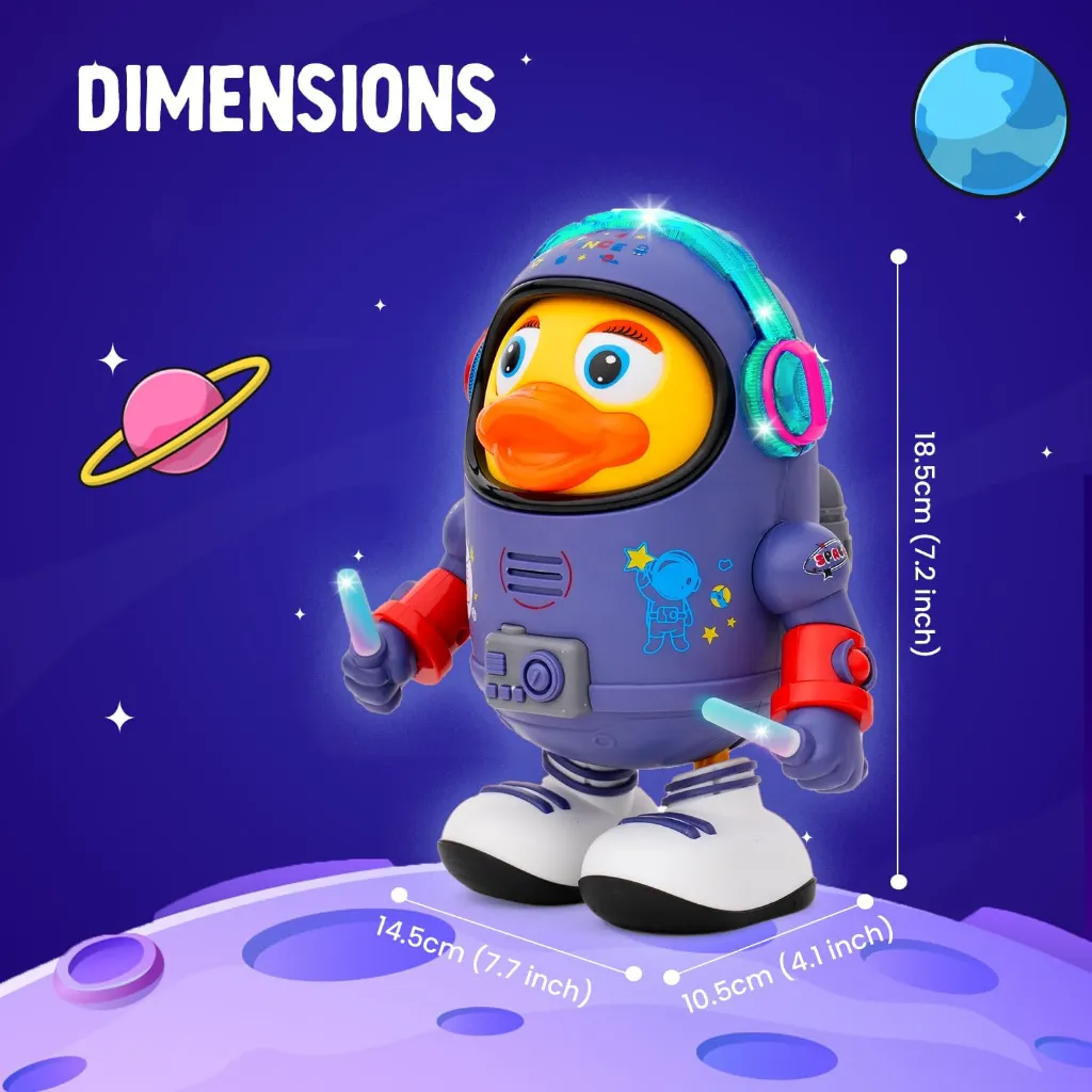 Dancing Space Duck Toy with Music & Lights-2465 4.webp