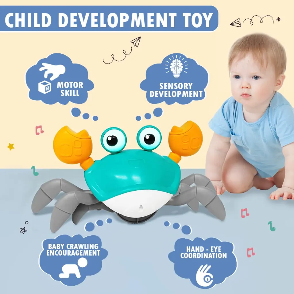 Crawling Crab Baby Musical Toy-2468 3.webp