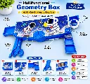 Double Sided Multi Compartment Pencil Box with Liquid Glitter Water-2489 2.webp