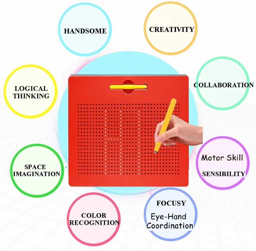 Magnetic Drawing Board (380 Magnets)-2494 5.webp