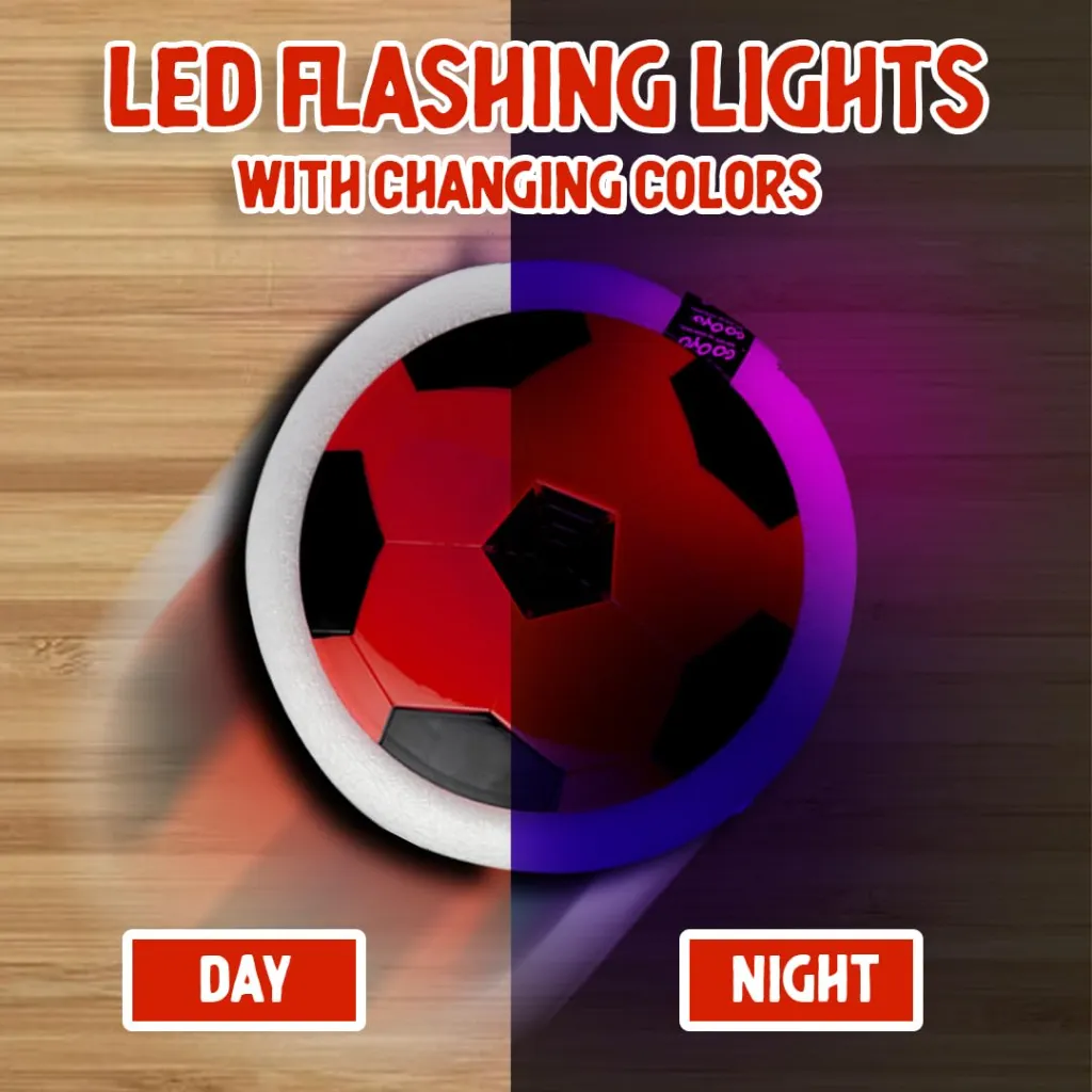 Hover Football with Colorful Flash Lights - Indoor Air Soccer Ball for Kids - Hover Soccer Ball for Indoor Play 4.webp