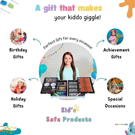 145 Pieces Art Set for Kids 4.webp