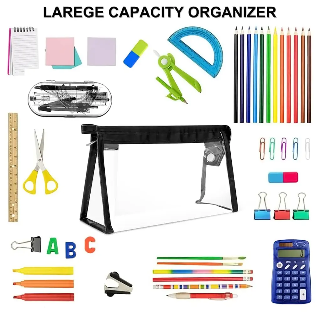 Transparent Stationary Pouch with Zipper Closing 4.webp