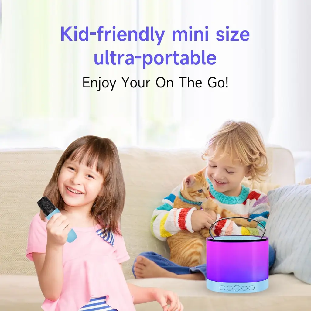 Karaoke Speaker with Dual Mike (K52) 4.webp